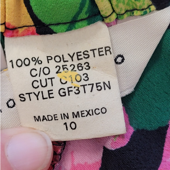 Melrose Studio Vintage Pink Black Floral Elastic Waist A-Line Maxi Skirt - Picture 9 of 11